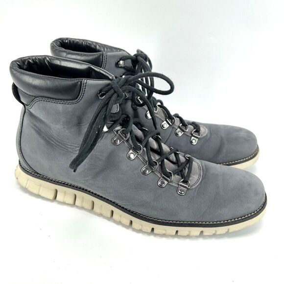 Mens Cole Haan ZeroGrand Hiker ll Lace Up Boots High Top Shoes Gray  Size 11.5 M main image 6
